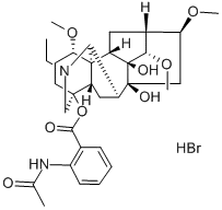 Structure of aconite root extract Structure of aconite root extract