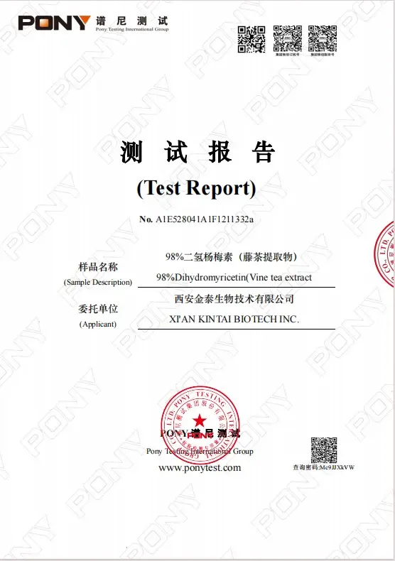 Test report
