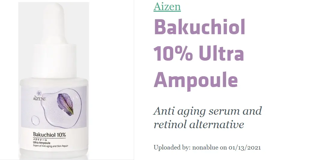 Products with Stephania Tetrandra Root Extract