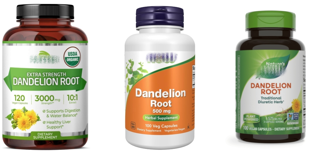 Dandelion Root Extract Food and Supplements