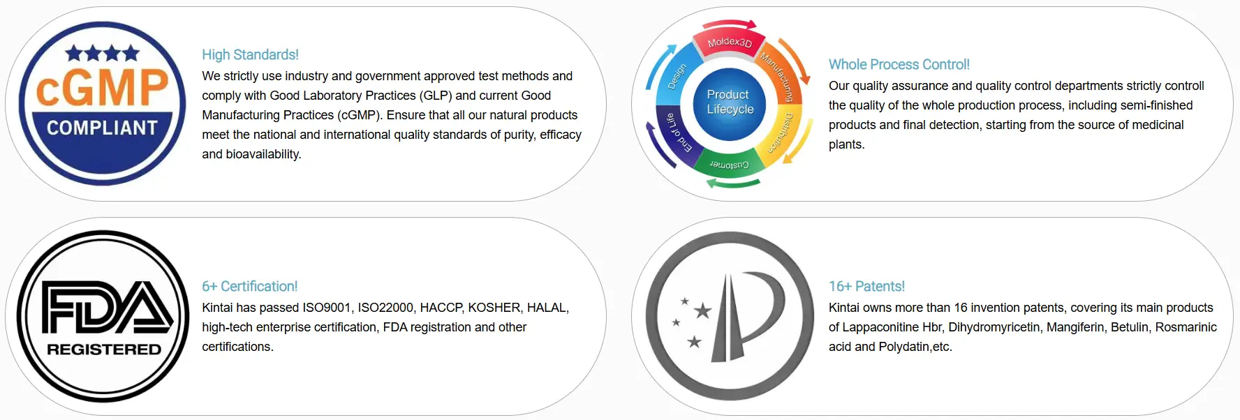 KINTAI Strict Quality Control