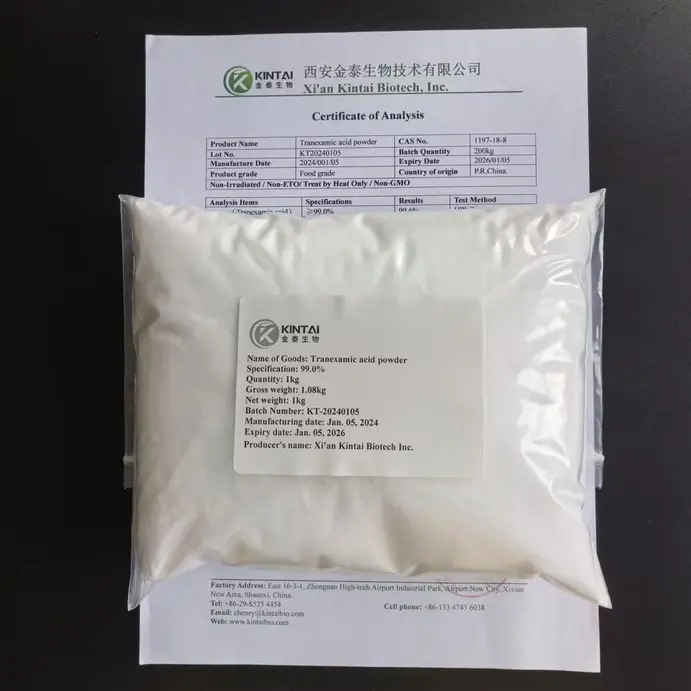 Tranexamic Acid powder COA