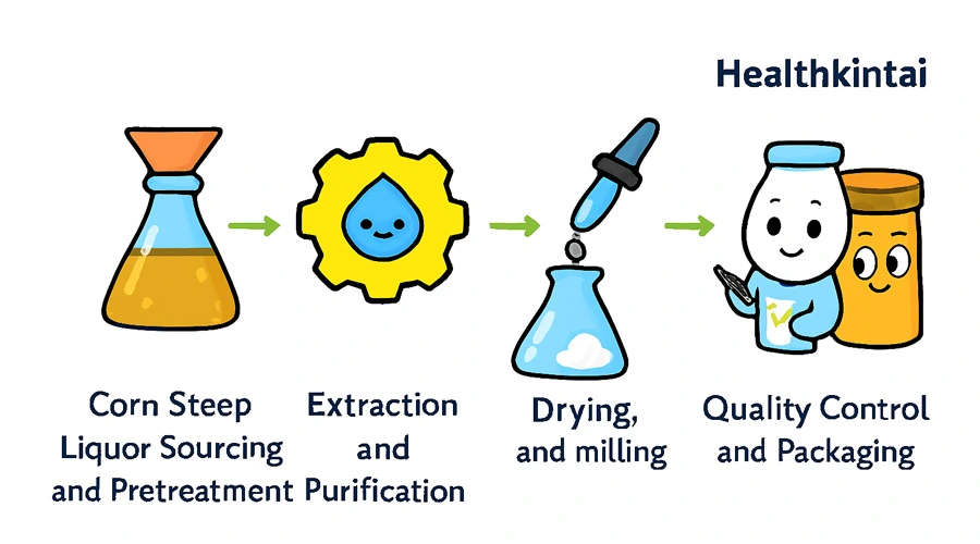 Pure Myo Inositol Powder manufacture processing Pure Myo Inositol Powder manufacture processing