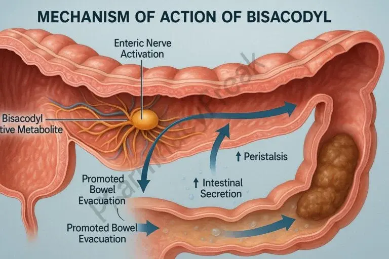 Bisacodyl or Sennosides: The Mechanism of Action