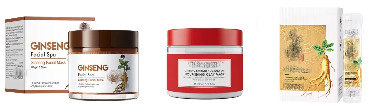 Ginseng Extract Masks
