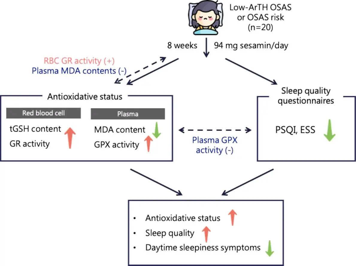 Black sesame extract for sleep