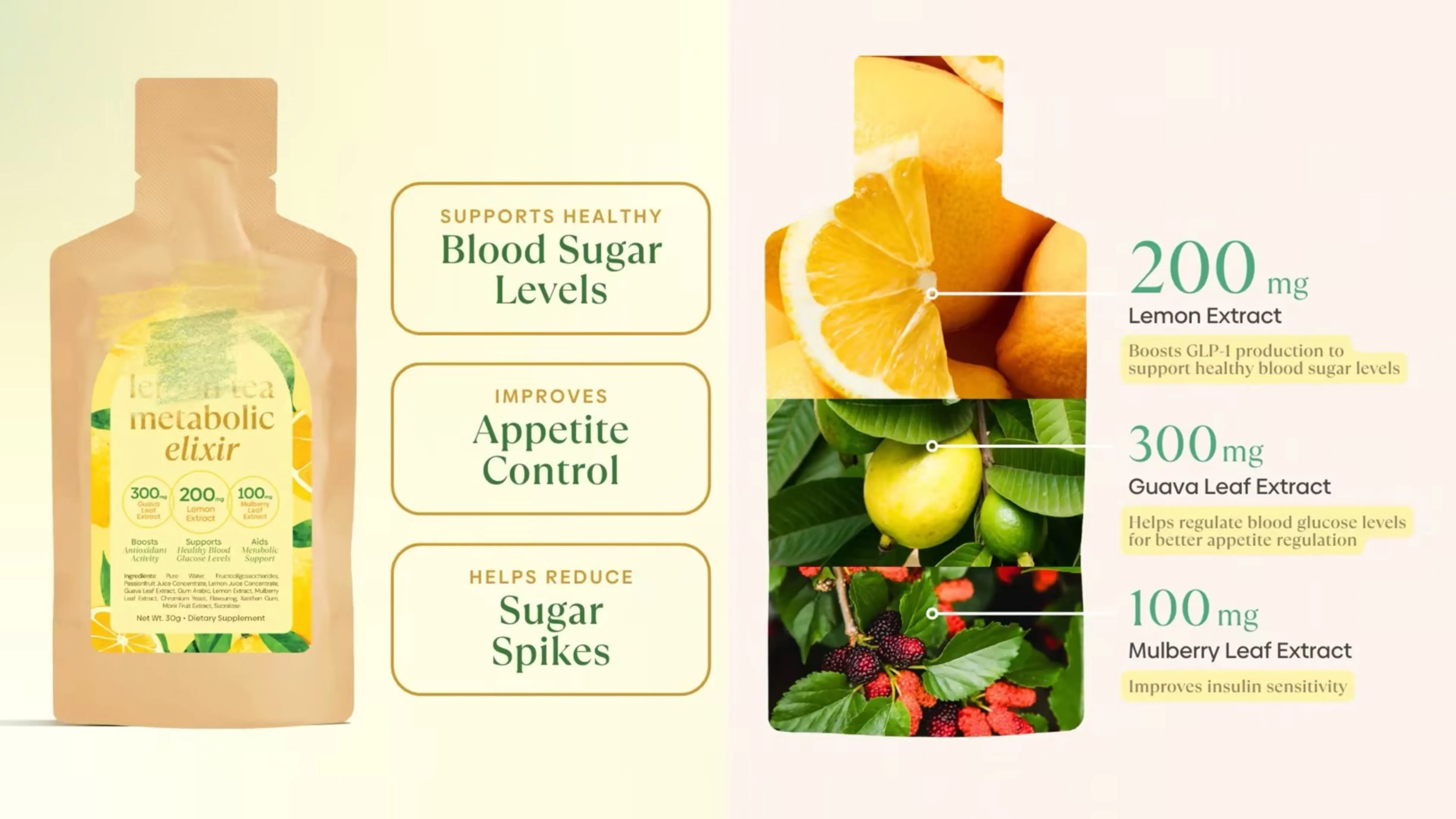 Mulberry Leaf and Lemon Extract Combination Mulberry Leaf and Lemon Extract Combination