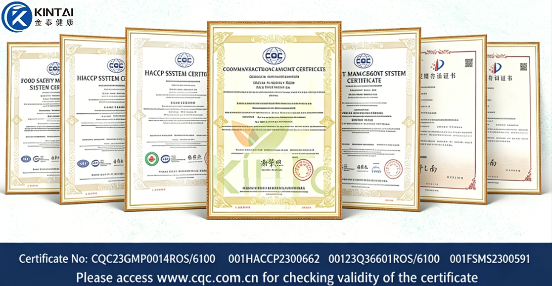 our certifications