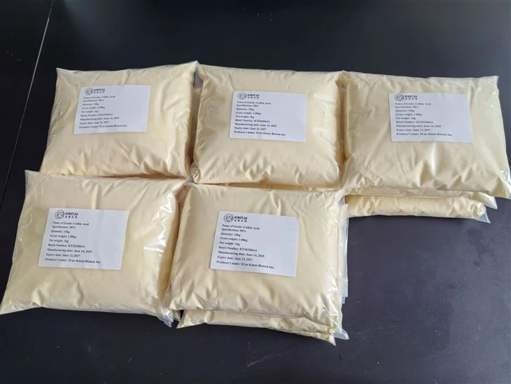 Caffeic Acid Powder factory Caffeic Acid Powder factory