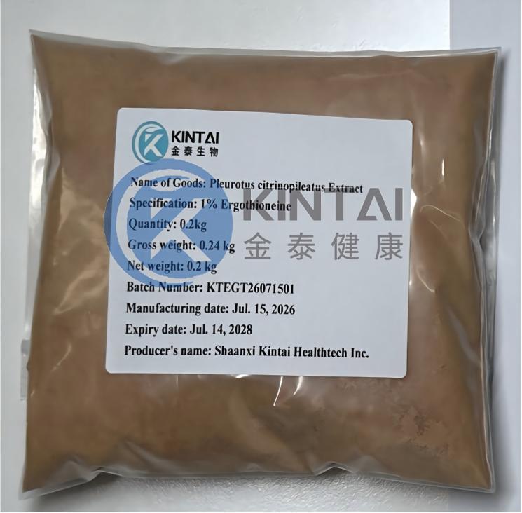 Golden Oyster Mushroom Pleurotus Citrinopileatus Extract Powder