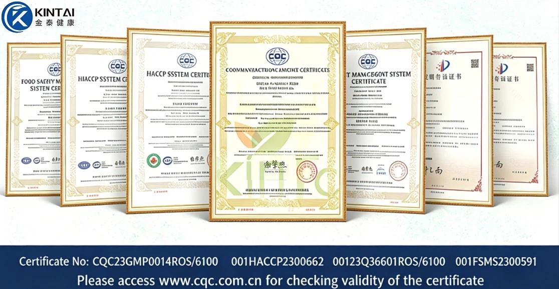 our certifications our certifications