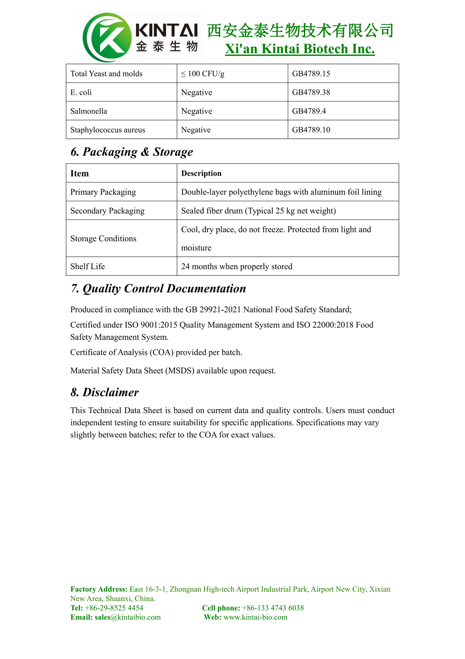 TDSTechnical Data Sheet of Mucuna pruriens Extract02 TDSTechnical Data Sheet of Mucuna pruriens Extract02