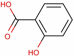 chemical structure of salicylic acid chemical structure of salicylic acid